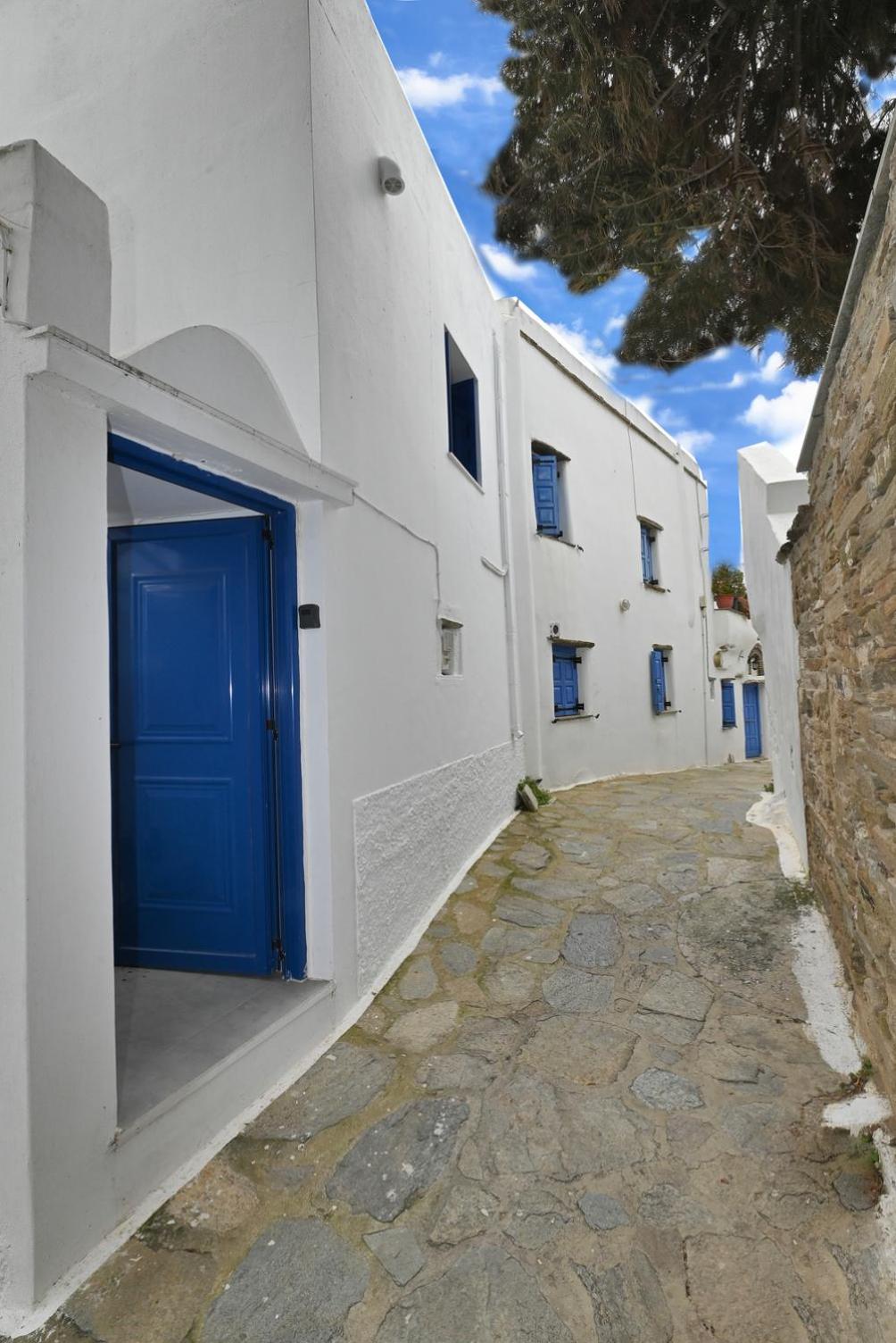 Chatzirados Ubati - Modern Cycladic House, Tinosヴィラ エクステリア 写真