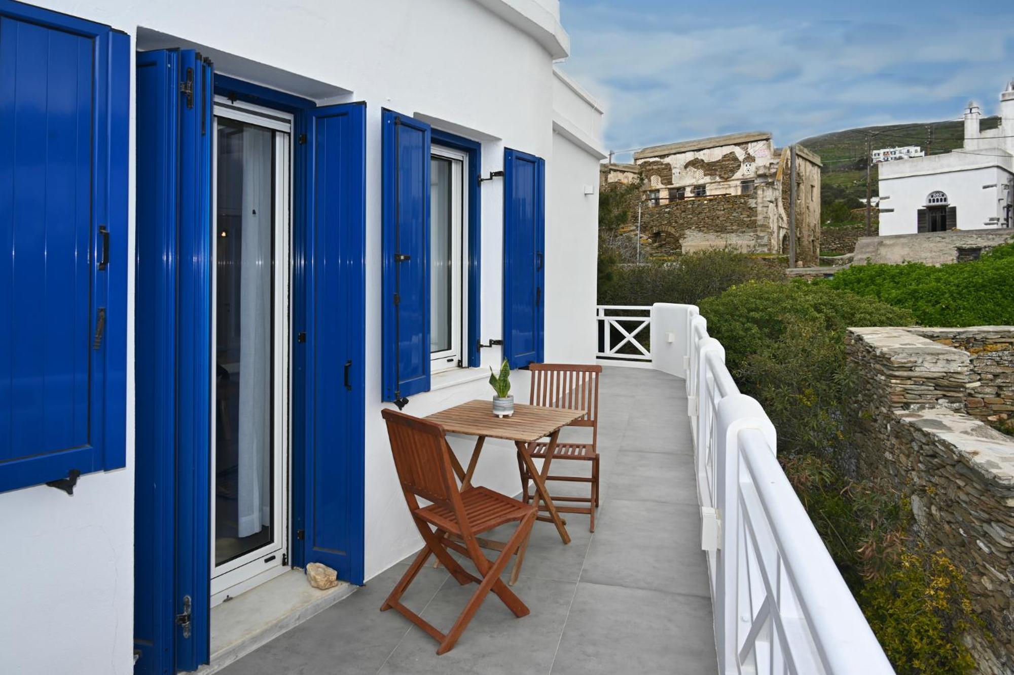 Chatzirados Ubati - Modern Cycladic House, Tinosヴィラ エクステリア 写真