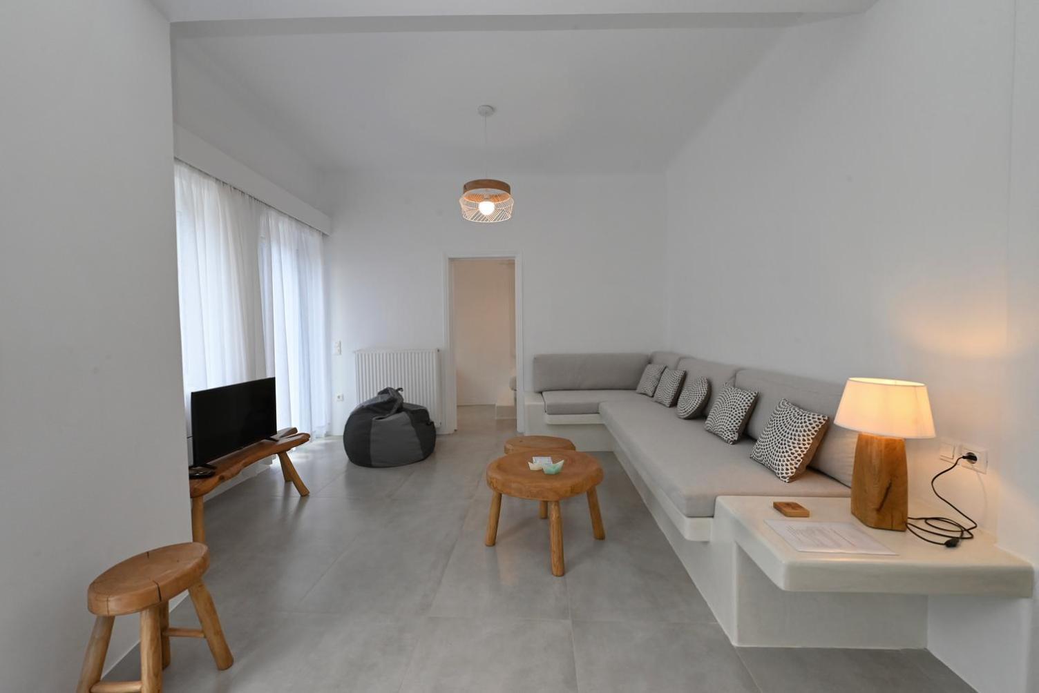 Chatzirados Ubati - Modern Cycladic House, Tinosヴィラ エクステリア 写真
